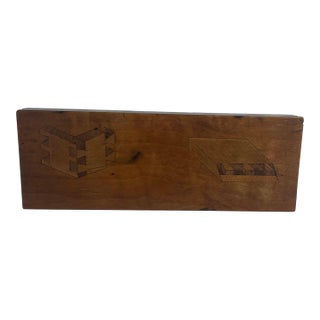 19th Century Carpenter's Dovetail Demonstration Salesman Sample For Sale