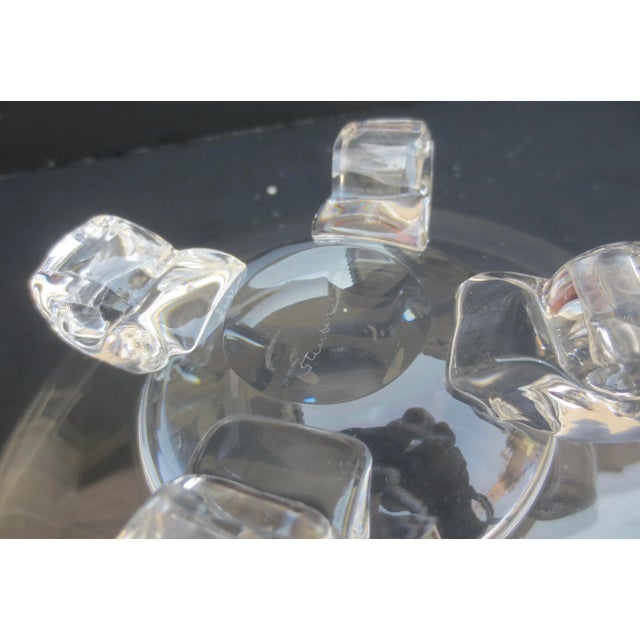 Steuben Steuben Low Footed Crystal Bowl McM' For Sale - Image 4 of 6