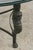 Round Iron & Glass Coffee Table W. Lion Heads For Sale - Image 11 of 14