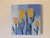 Rare, Modern Abstract Folk Art Triptych Acrylic Paintings on Canvas, “Spring Pop,”Signed, Dated For Sale In Memphis - Image 6 of 10