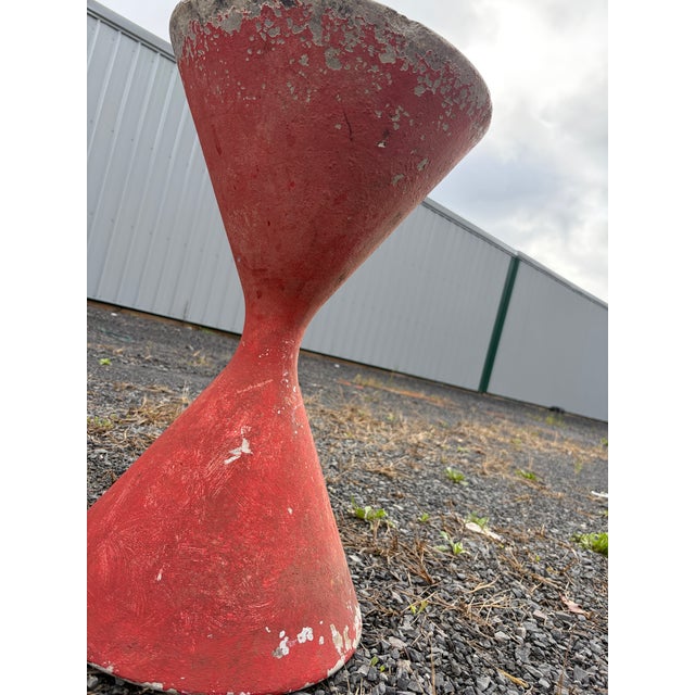 Sculpture Materials Willy Guhl 1960s Diabolo Hourglass Planter For Sale - Image 7 of 11