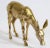 Brass Hollywood Regency Cast Brass Standing Doe Sculpture, 1960s For Sale - Image 8 of 9
