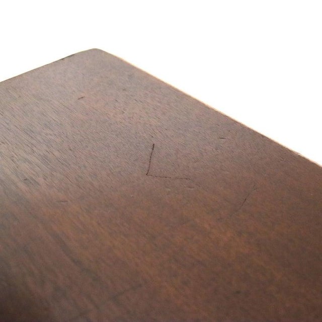 Antique Victorian Walnut 3-Drawer Chest With Carved Pulls Circa 1890 For Sale - Image 15 of 16