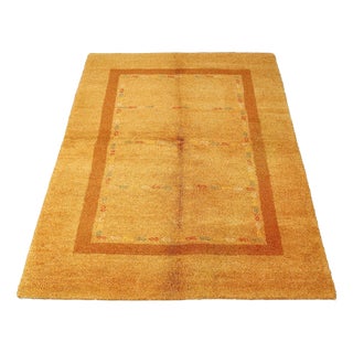 Indian Wool and Cotton Gabbeh Rug For Sale