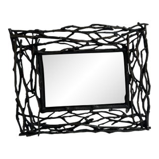Michael Aram Twig Convertible Picture Frame Oxidized Metal 9.5"x 7.5" Holds 4x6 Photo For Sale