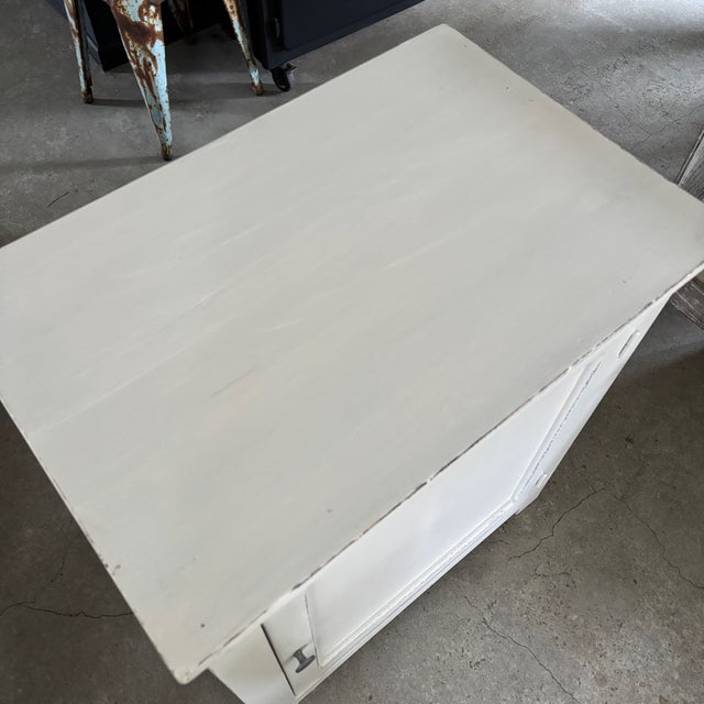 Wooden Jam Buffet in White Patina For Sale - Image 3 of 8