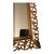 Hollywood Regency Vintage Hollywood Regency Mirrored Vanity Tray Gold Gilt Filigree Frame For Sale - Image 3 of 5