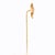 Vintage 14k Gold & Ruby Figural Sand Piper Stickpin For Sale In Philadelphia - Image 6 of 9