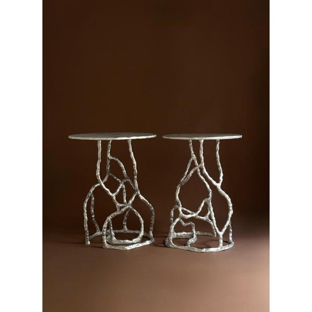 Not Yet Made - Made To Order Route Table 02.01 in Cast Aluminium by Sofia Karnukaeva For Sale - Image 5 of 7