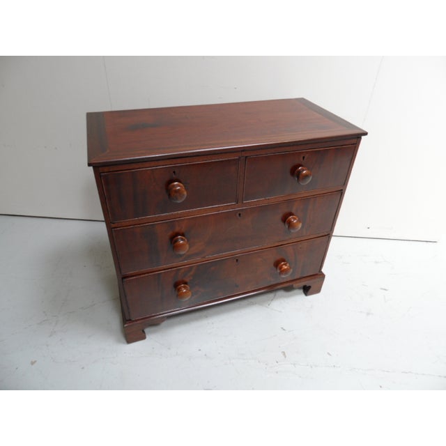 Antique Mahogany Chest of Drawers For Sale - Image 6 of 12