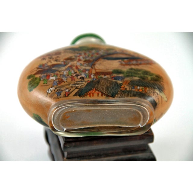 Tan Crystal Chinese Snuff Bottle For Sale - Image 8 of 9