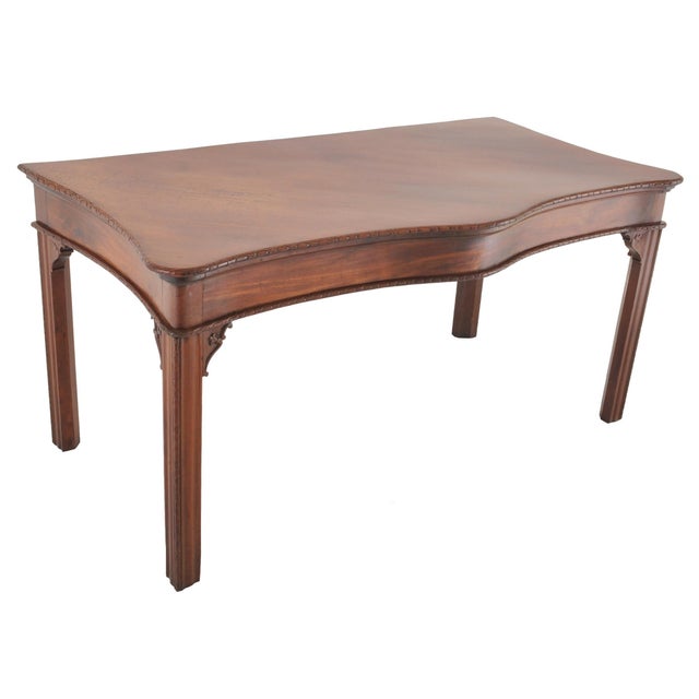 Antique Irish George III Chippendale Mahogany Serving Table/Sideboard For Sale - Image 4 of 10