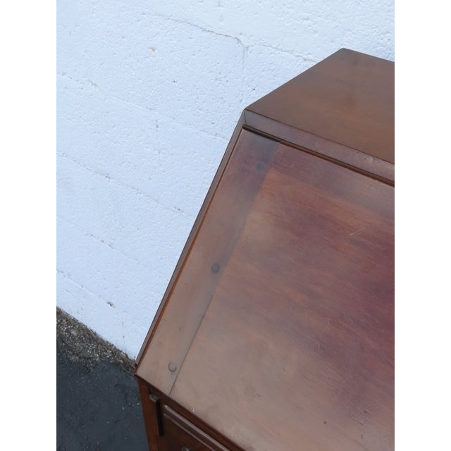 Early 1900s Art Deco Secretary Desk 6678 For Sale - Image 16 of 18