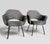 A pair of Eero Saarinen Executive Armchairs, custom ordered from Design Within Reach in 2019 and manufactured by Knoll....