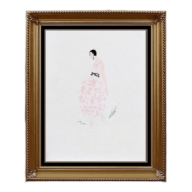 Late 20th Century Nicole, Erté For Sale