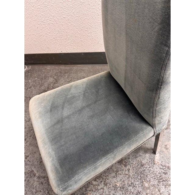 Gray Circa 1970's Milo Baughman for D. I. A. Dining Chairs, Set of Six For Sale - Image 8 of 12