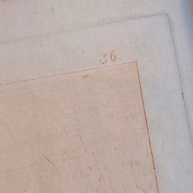 Francois Boucher, Fire, Allegory, 1800s, Glass & Wood & Paper, Framed For Sale - Image 16 of 18