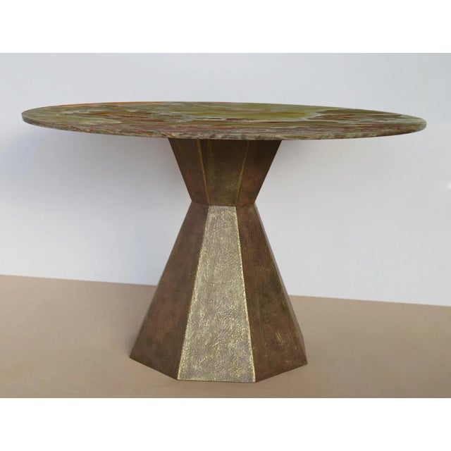 Dining Table in Onice Green from Cupioli Living For Sale - Image 4 of 6