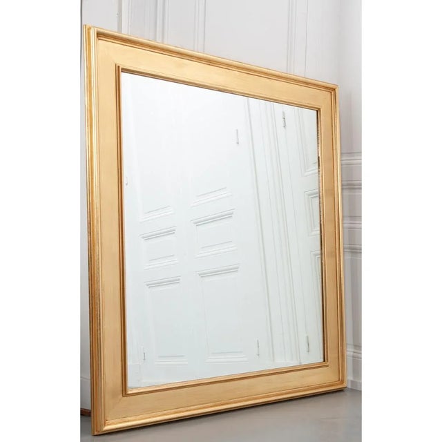 Italian Handmade Reproduction Gold Gilt Cassetta Mirror For Sale In Baton Rouge - Image 6 of 7