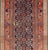 Tribal Antique Persian Kurdish Rug With Diamond Medallion and Deep Navy Field 3'8 X 6'10 For Sale - Image 3 of 13
