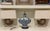 Large Scale Chinoiserie Blue and White Porcelain Table Lamp With Sculptural Bird Handles For Sale - Image 11 of 14