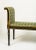 Early 21st Century A Hepplewhite Style Black and Ochre Painted Upholstered Window Bench For Sale - Image 5 of 9