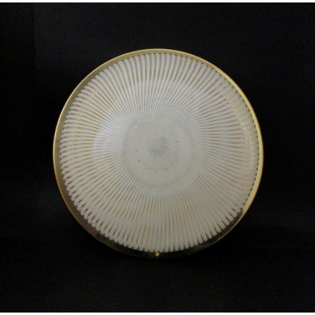 Mid-Century Modern Mid-Century Italian Tessuto Ceiling Lamp from Venini, 1970s For Sale - Image 3 of 9