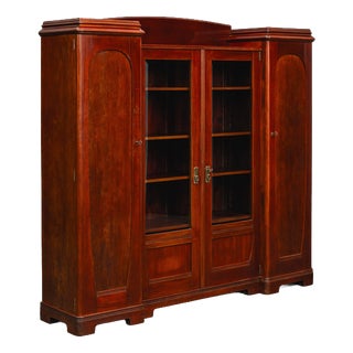 Art Nouveau Bookcase in Mahogany, Early 20th Century For Sale