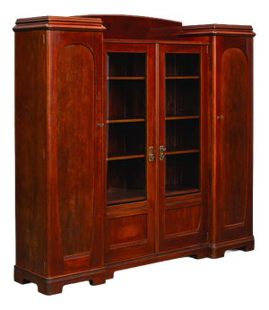 Art Nouveau Bookcase in Mahogany, Early 20th Century