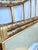 Chinoiserie Vintage Alexander & Sheridan Rattan Mantel Mirror, Bespoke Faux Tortoiseshell Finish, Hollywood Regency - Newly Painted For Sale - Image 3 of 10