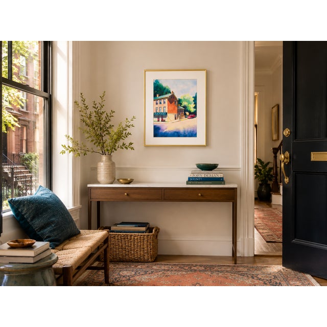 Corner House and Car - Tomoko Parry, C. 1990s For Sale - Image 9 of 10