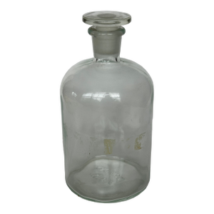 Vintage Apothecary Bottle With Stopper