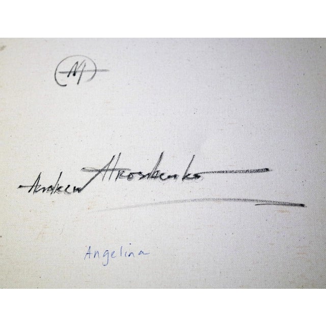 Contemporary Andrew Atroshenko, Angelina, Original Oil on Canvas For Sale - Image 4 of 4
