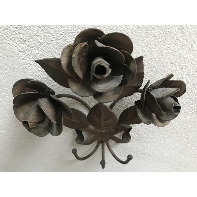 Metalwork Bouquet Handmade Rose Charm Hook For Sale - Image 14 of 14