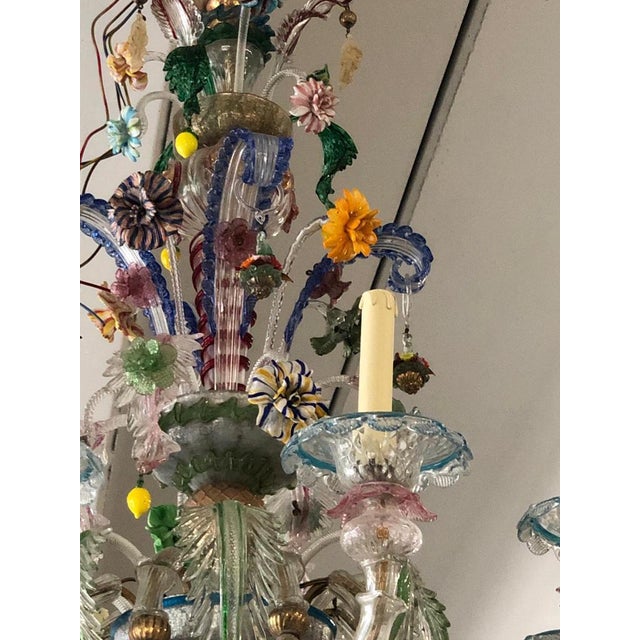 handmade murano chandeliers, details in porcelain and glass Up to 250V (Europe/UK Standard).