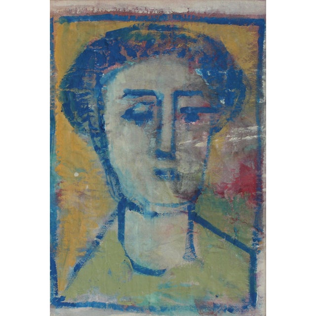 Hidden portraits xvi', acrylic on canvas mounted on board, unsigned, florentine school (circa 1980s-90s). This gallery has...