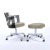 Mid-Century Modern 1970s Chromcraft Style Space Age Acrylic Armchair With Rolling Footstool For Sale - Image 3 of 12
