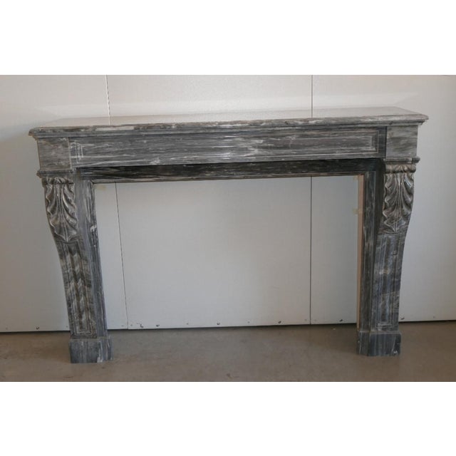 Frame Fireplace in Gray Marble from Befos For Sale - Image 15 of 16