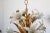 Italian Hollywood Regency Gilt Tole Lily Four-Light Chandelier, 1960s For Sale - Image 13 of 13