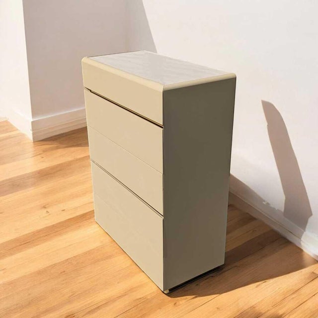 Lane Postmodern Five-Drawer Tallboy Dresser, Mid-Century Modern, Mid-Century For Sale - Image 12 of 14