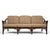 Contemporary McGuire C-1 Rattan Three-Seat Sofa For Sale - Image 3 of 12