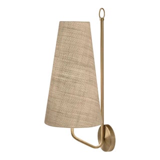 Golden Bronze Carnaby Wall Light For Sale