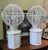 Large Modernist Lamps in Ceramic and Painted Wood, 1930s, Set of 2 For Sale - Image 6 of 10