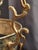 Late 19th Century Judaica Silver Plated Bronze Ner Tamid Synagogue Memorial Hanging Lamp Frame Eternal Light For Sale - Image 9 of 18