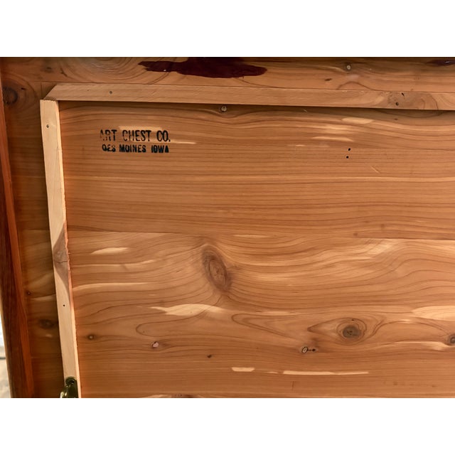 1920's Cedar Hope Chest For Sale - Image 9 of 10