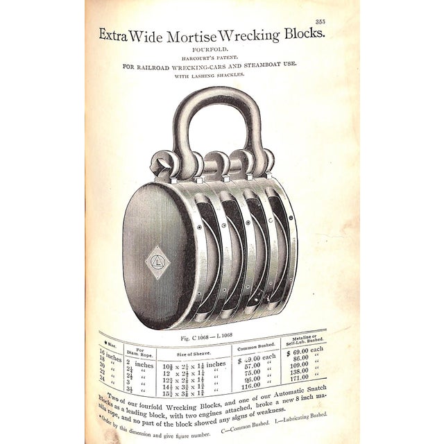 "Marine Hardware Catalogue No. 80" 1890 For Sale - Image 4 of 12