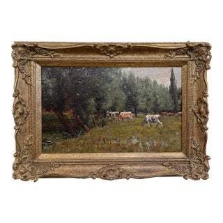 19th Century English Oil on Canvas For Sale