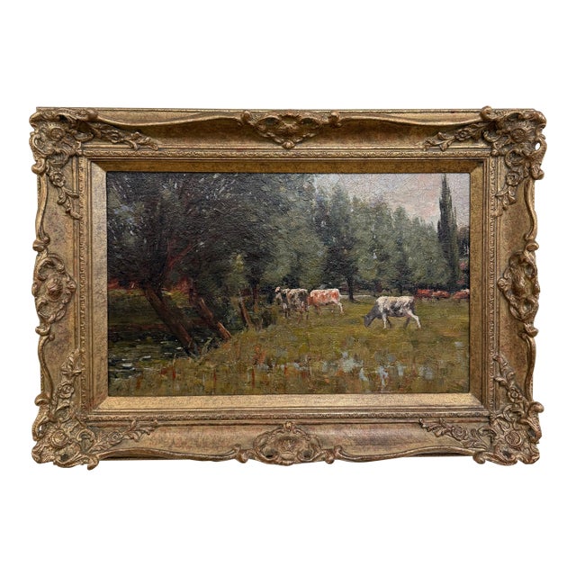 19th Century English Oil on Canvas For Sale