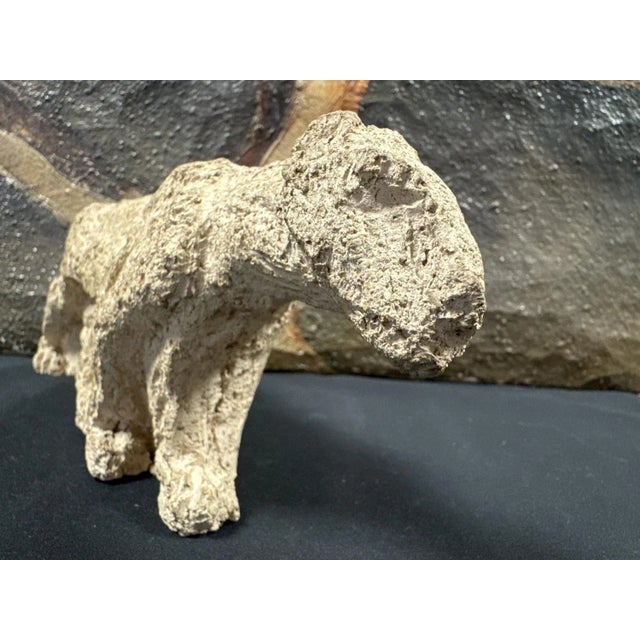 Ceramic Art Deco Panther Sculpture, France, 1935 For Sale - Image 7 of 7