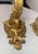 Large Antique Ornate Carved Italian Gilt Wood Cherub Wall Sconce Fixtures - a Pair For Sale - Image 17 of 18